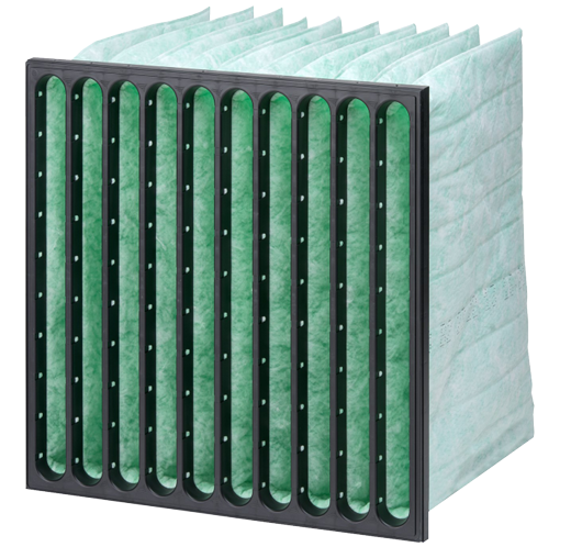 Replacing standard supply air bag filters