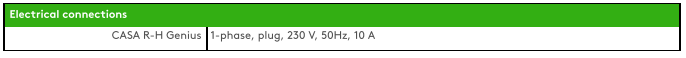 Electrical connections in technical printout