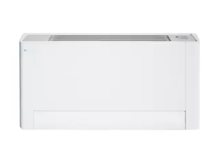 Lavtbyggende fan coil for tak eller vegg/gulvmontasje