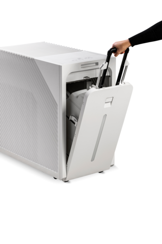 Verdunstungsluftbefeuchter 60DE Detailansicht zur Öffnung des Gerätes